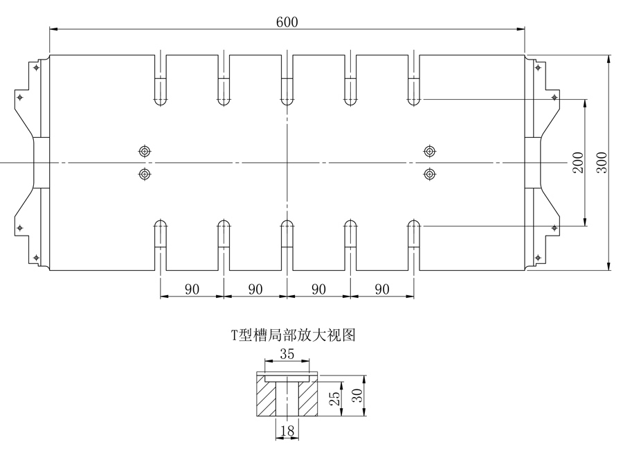 小噸位龍門(mén)高速?zèng)_床結(jié)構(gòu)